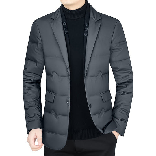 Herren Gepolstertes Business-Sakko mit gesteppter Optik und Notch-Revers Shop Nory