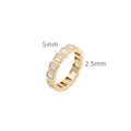 Damen eleganter und zeitloser Zirkonia Ring Shop Nory