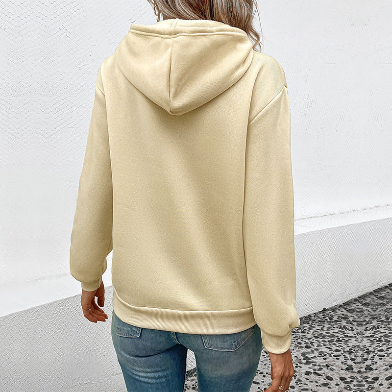 Damen Kapuzenpullover mit Kängurutasche und entspannter Oversize-Passform Shop Nory
