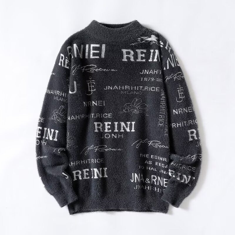 Damen Kuscheliger Oversized Pullover mit hohem Kragen Shop Nory