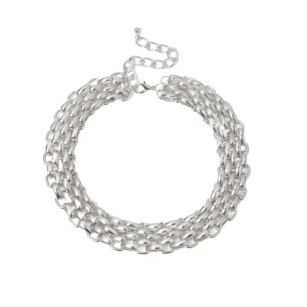 Damen Kette mit eleganten, mehrlagigen Gliederdesign Shop Nory