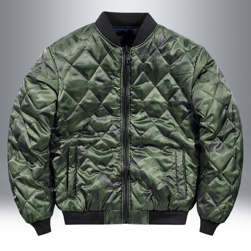 Herren Piloten-Bomberjacke mit Patch-Details, Nylon‑Shell und Ärmeltasche Shop Nory