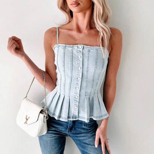 Damen Jeans Top