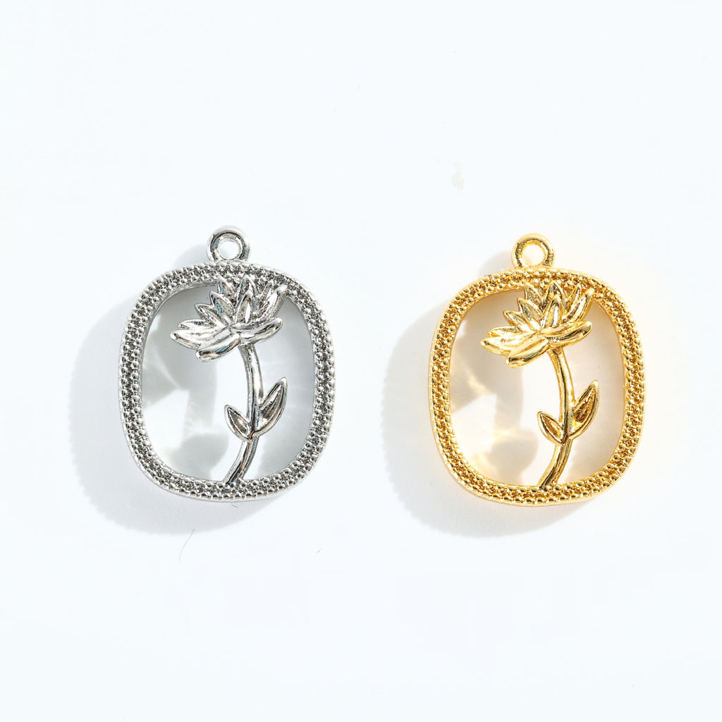 Schmuckanhänger mit floralem Design Shop Nory