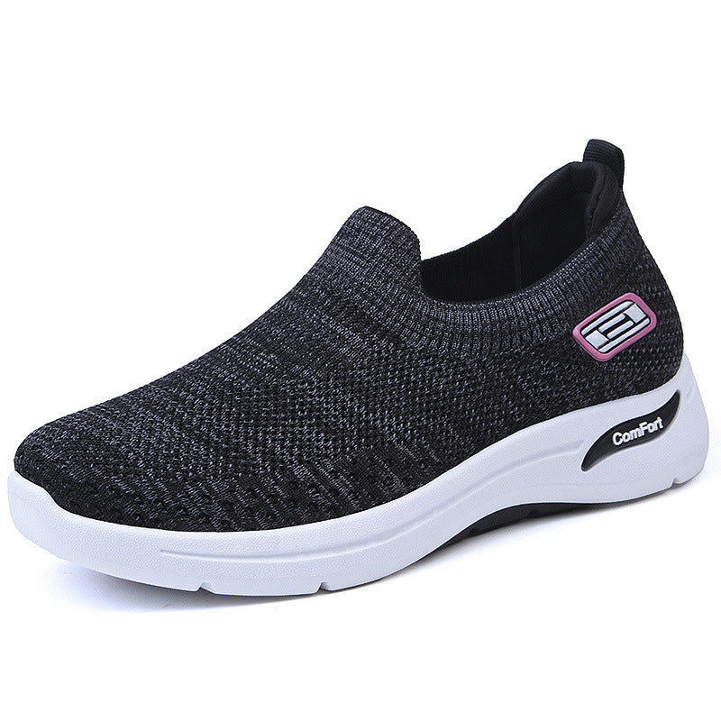Damen nan nahtloser Strick-Slipper mit elastischem Einstieg und stoßdämpfender Komfortsohle Shop Nory