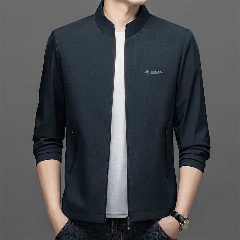 Herren Modische Sportjacke mit Stehkragen Shop Nory