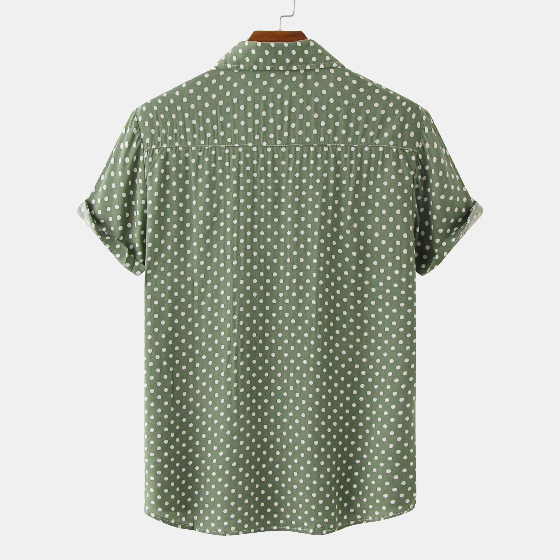 Damen Kurzarmbluse im modernen Polka-Dots-Design mit luftiger Passform Shopnory