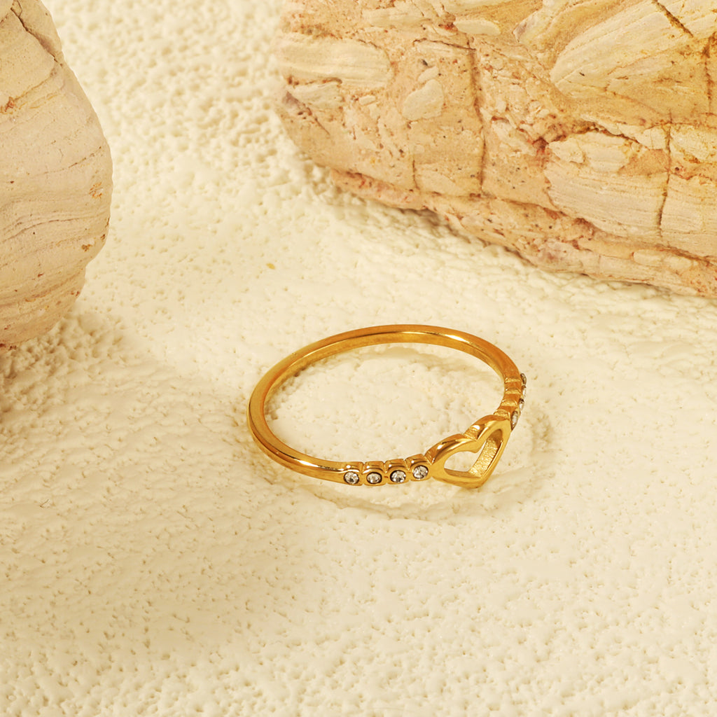 Damen Ring mit elegantem, rechteckigem Perlenanhänger Shop Nory