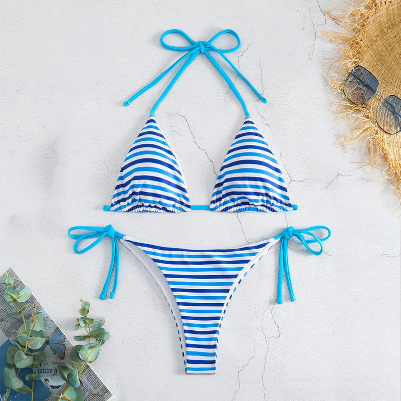 Damen Triangel-Bikini-Set mit verstellbaren BindShopnoryändern