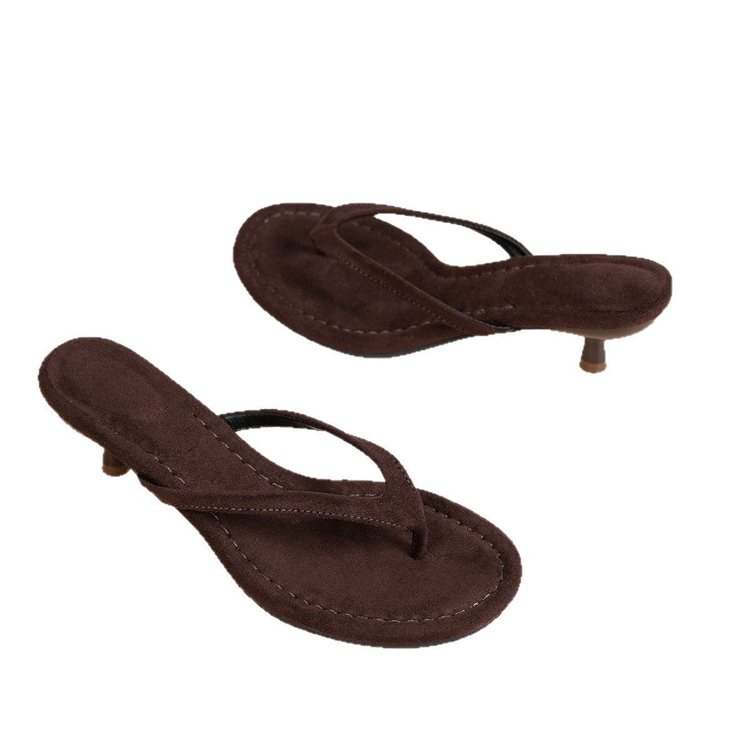 Damen Flip-Flops mit eleganter Absatzhöhe