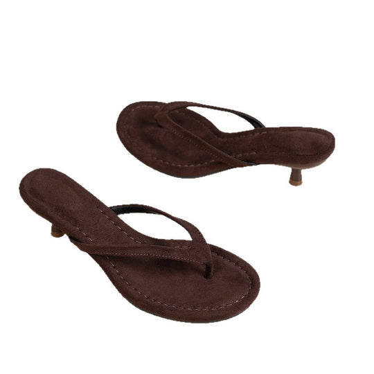 Damen Flip-Flops mit eleganter Absatzhöhe