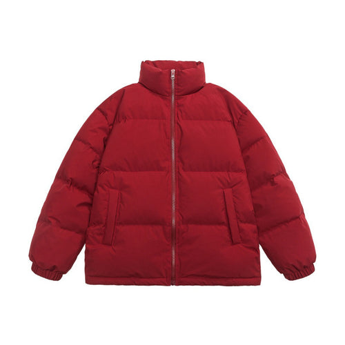 Unisex Oversize Stepp-Winterjacke mit Stehkragen, durchgehendem Reißverschluss und elastischen Bündchen Shop Nory