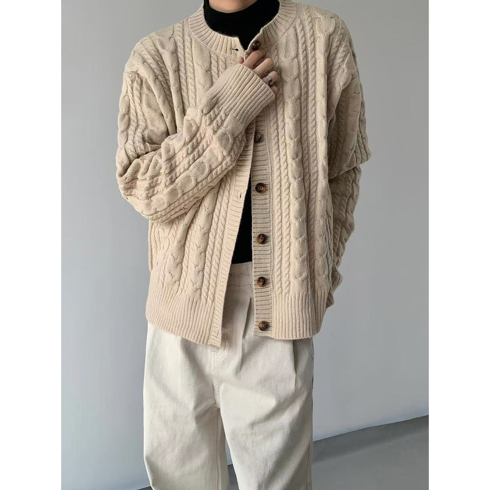 Damen Modische Strickjacke mit Knopfdetails Shop Nory