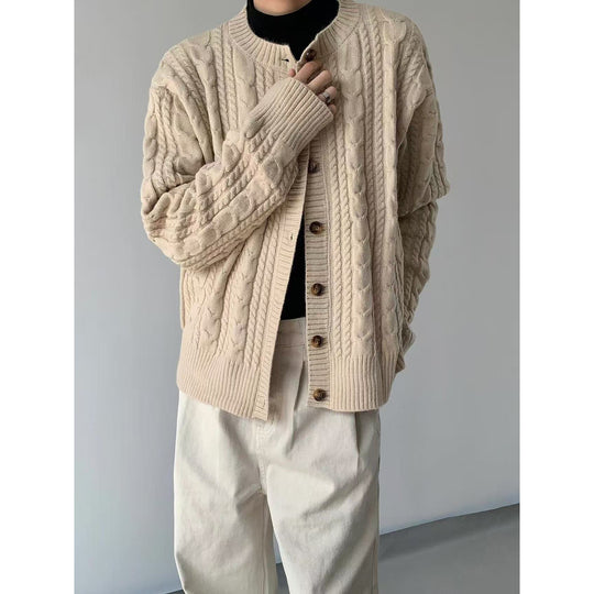 Damen Modische Strickjacke mit Knopfdetails Shop Nory