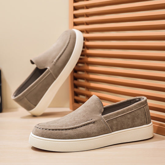 Herren Bequeme Wildleder Slipper Shop Nory