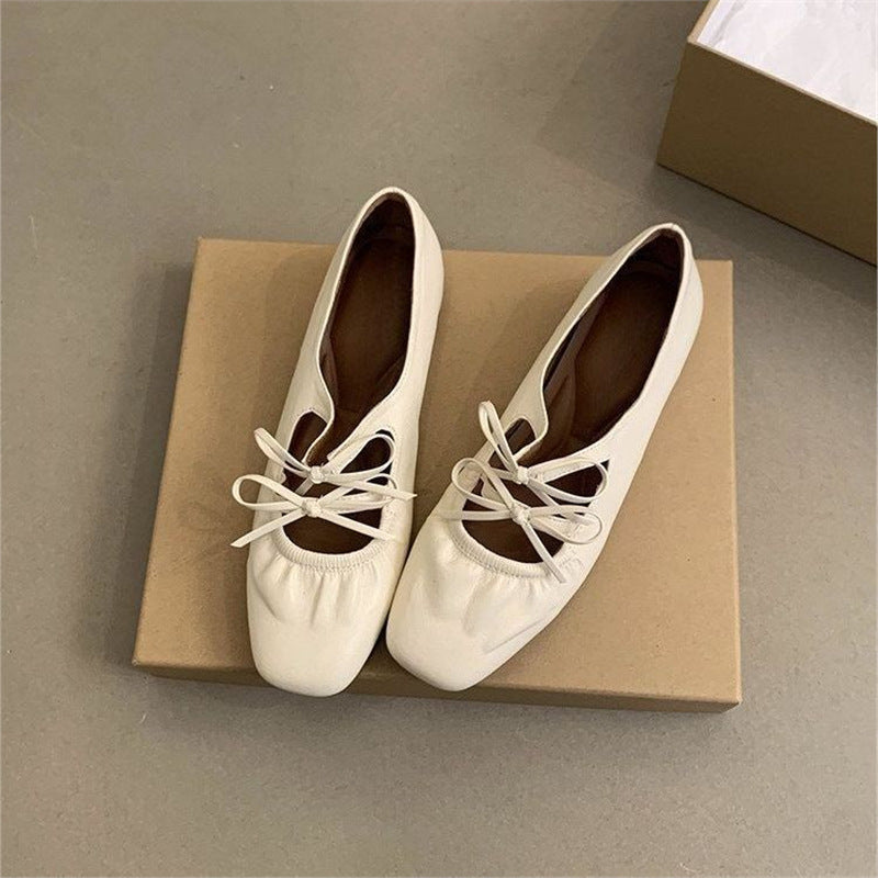 Damen Stylische Riemchen Mules mit dekorativem Schnürdetail