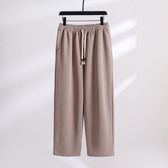 Unisex Gefütterte Fleece-Jogginghose mit elastischem Bund Kordelzug und schmalem Knöchelbündchen Shop Nory