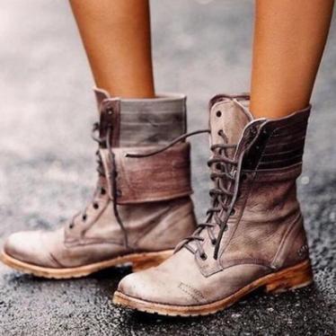 Stylische Vegan Lederstiefel