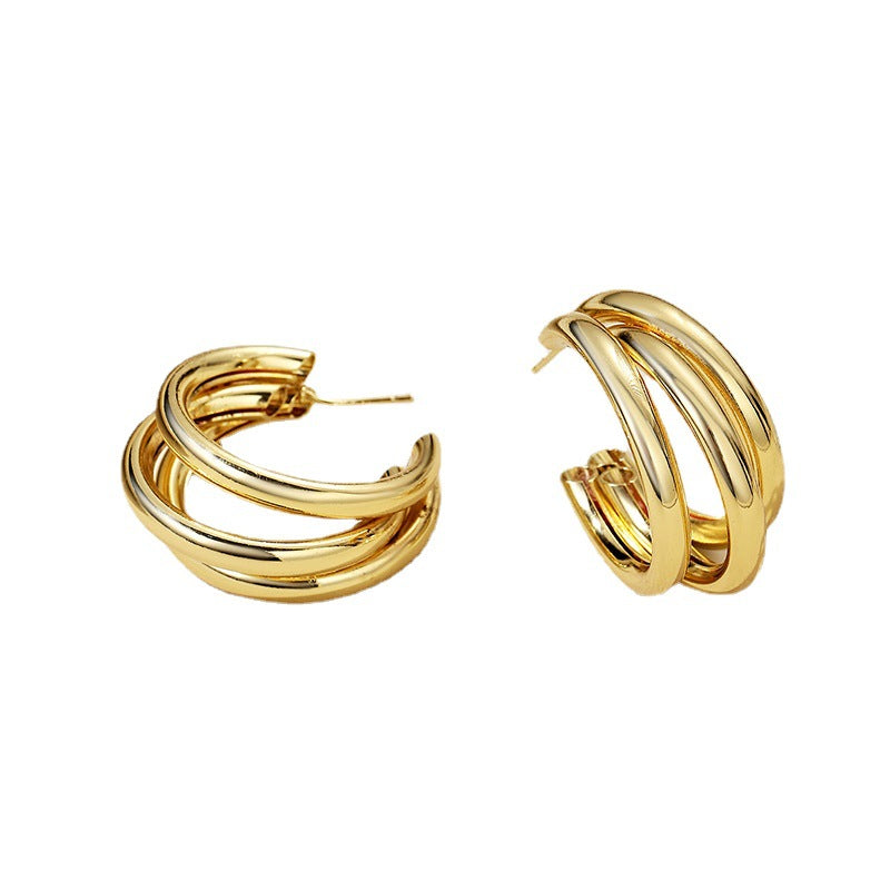 Damen Hängende Ohrringe mit elegantem, geschwungenen Design Shop Nory