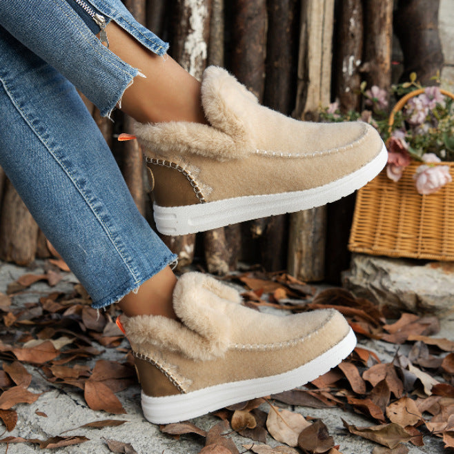Damen Gefütterte Filz-Mules mit Teddyfutter und ergonomischer Gummisohle Shop Nory