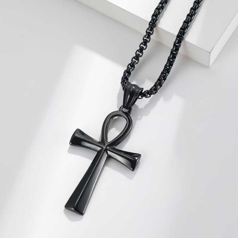 Damen Anhänger mit stilvollem Ankh-Design Shop Nory