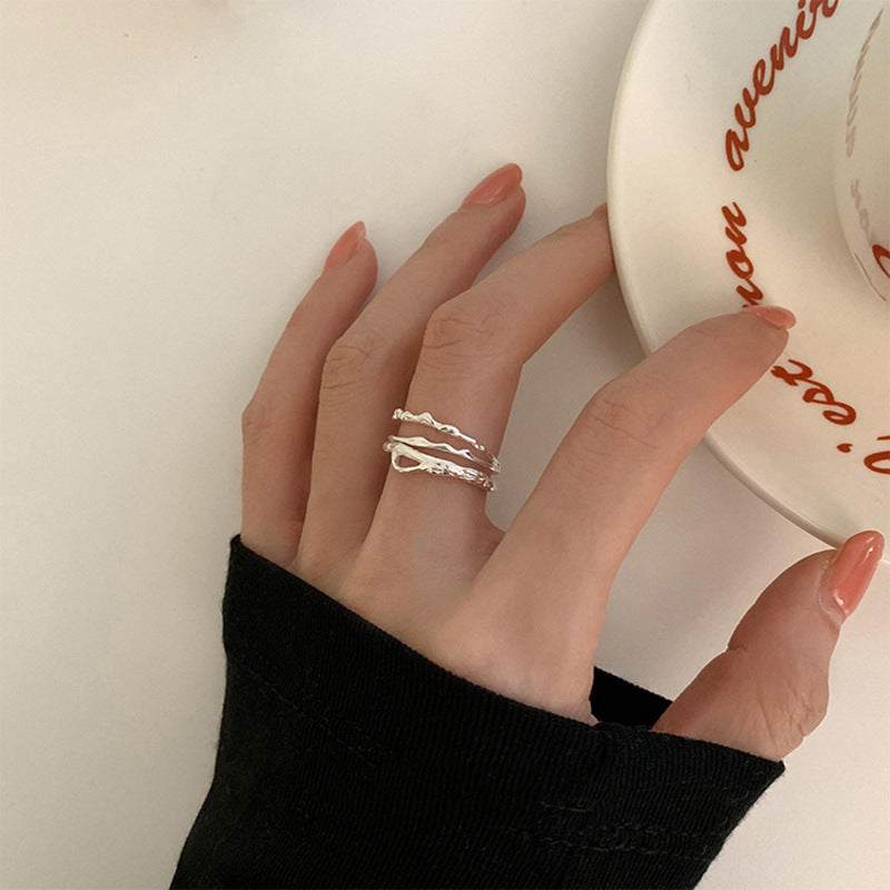 Damen Kettenring mit filigranem Design Shop Nory