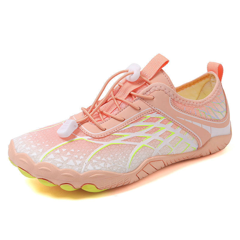 Damen wasserdichte Badeschuhe mit rutschfester Sohle und atmungsaktivem Obermaterial