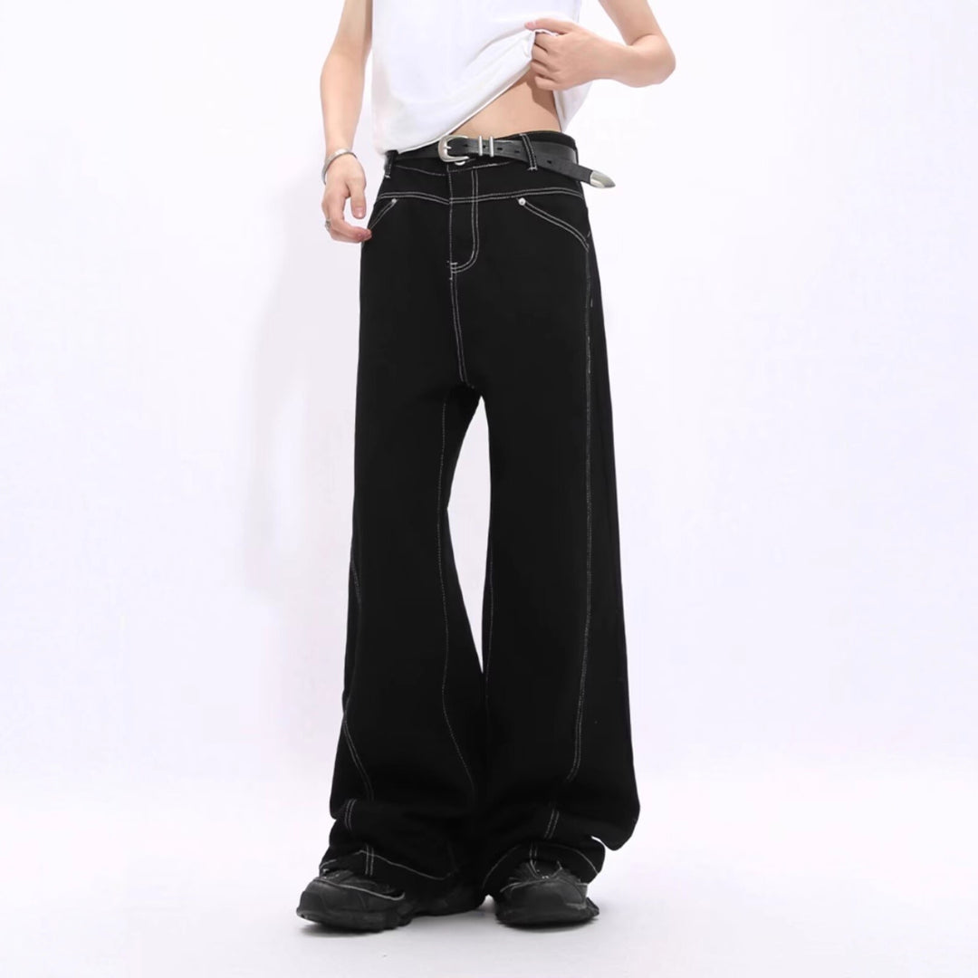 Damen Modische Weite Jeans Shop Nory