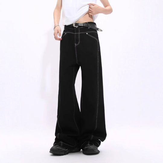 Damen Modische Weite Jeans Shop Nory