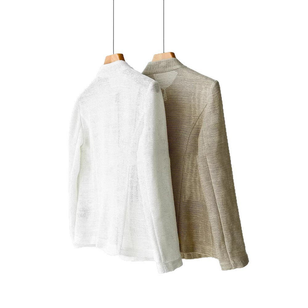Damen Modische Boucléjacke mit praktischen Taschen Shop Nory