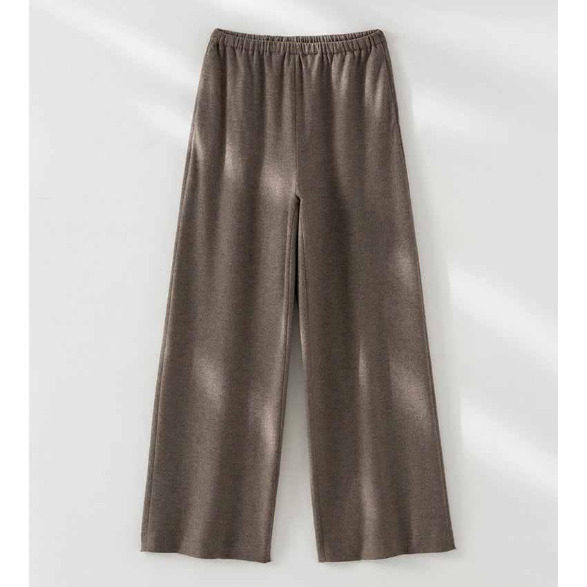 Damen Relaxed-Fit Wide‑Leg‑Hose aus softem Stretchjersey mit hohem Komfortbund Shop Nory