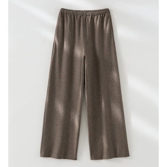 Damen Relaxed-Fit Wide‑Leg‑Hose aus softem Stretchjersey mit hohem Komfortbund Shop Nory