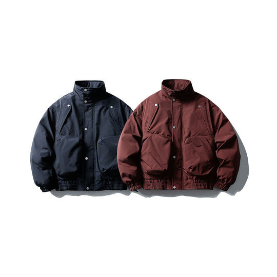 Herren Kurzboxy Thermo‑Bomber mit hohem Stehkragen und aufgesetzten XXL‑Taschen Shop Nory