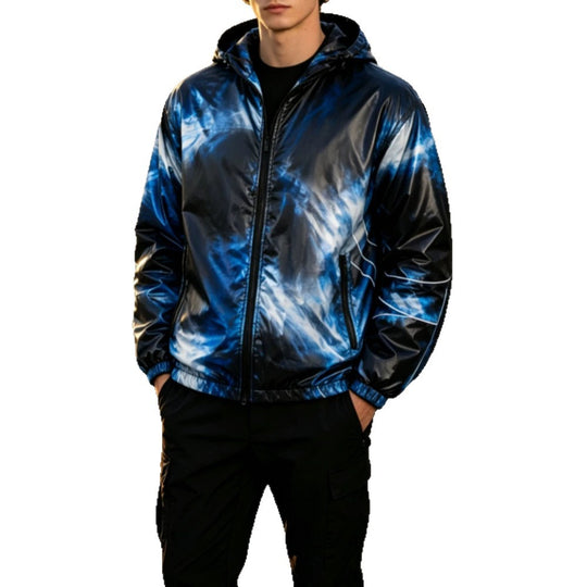 Herren Sportliche Windjacke mit modernen Farbakzenten