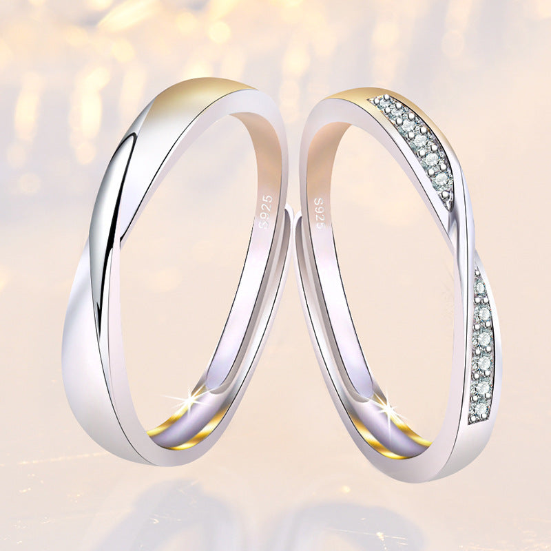 Damen Eleganter, zeitloser Ring mit funkelnden Zirkonia Shop Nory