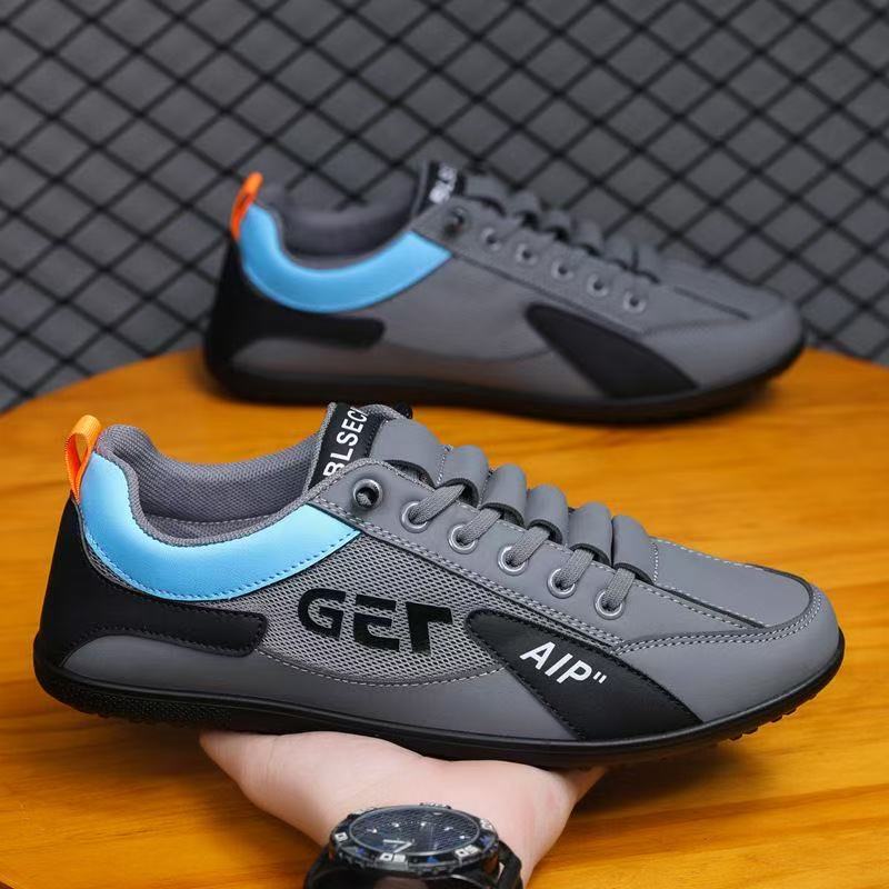 Herren Leichter Mesh- und Kunstleder-City-Sneaker mit gepolstertem Fersensteg und rutschfester Gummilaufsohle Shop Nory