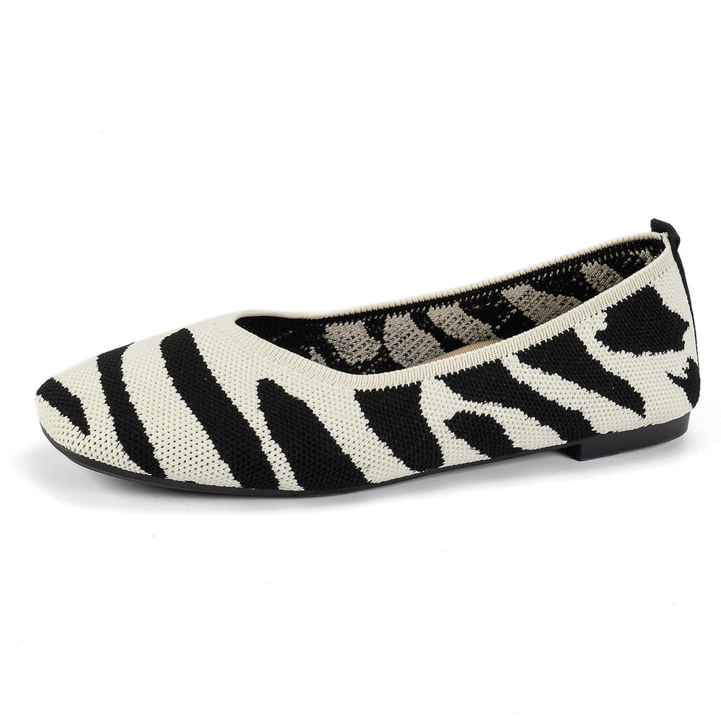 Damen Komfortable Ballerinas mit atmungsaktivem Obermaterial Shopnory