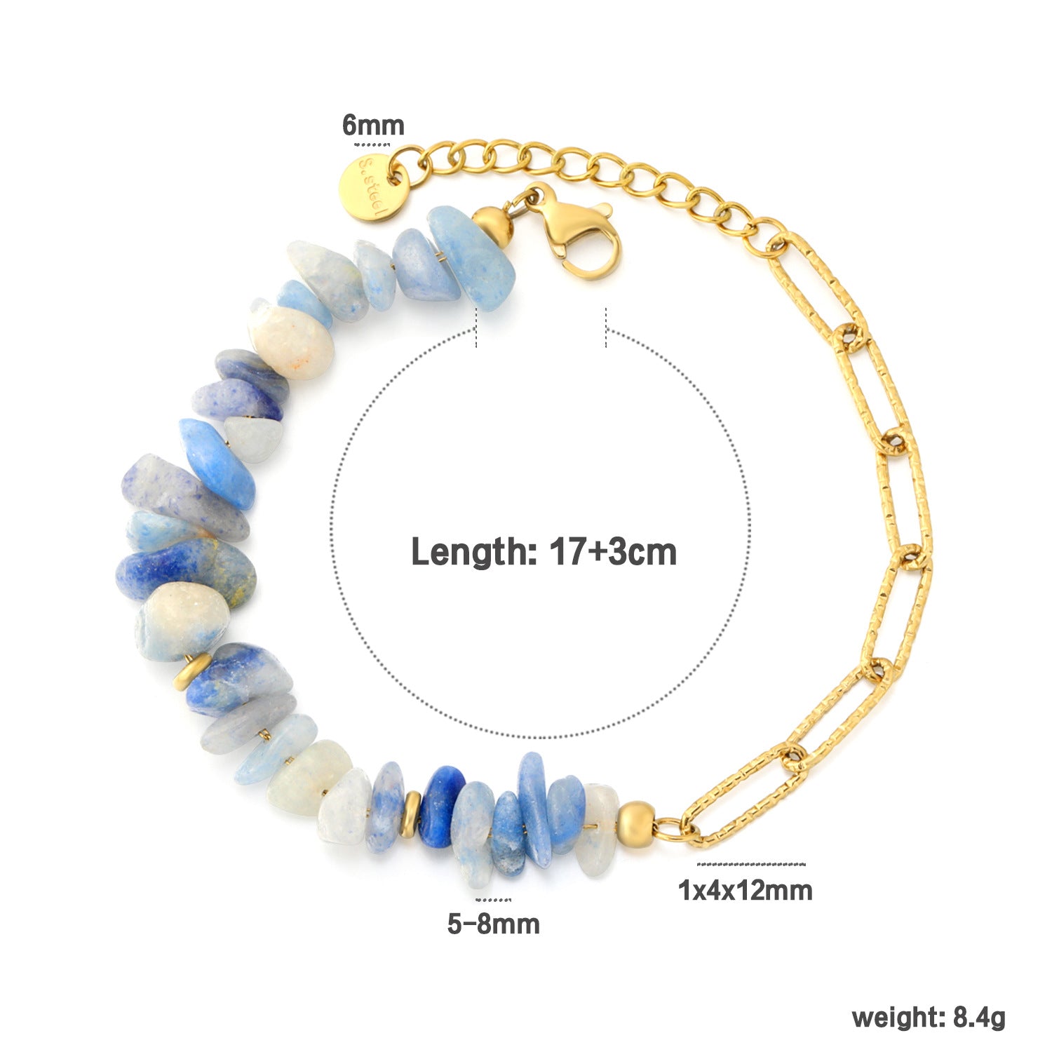 Damen Armband mit Herz-Anhänger und luxuriösen Perlen-Design Shop Nory