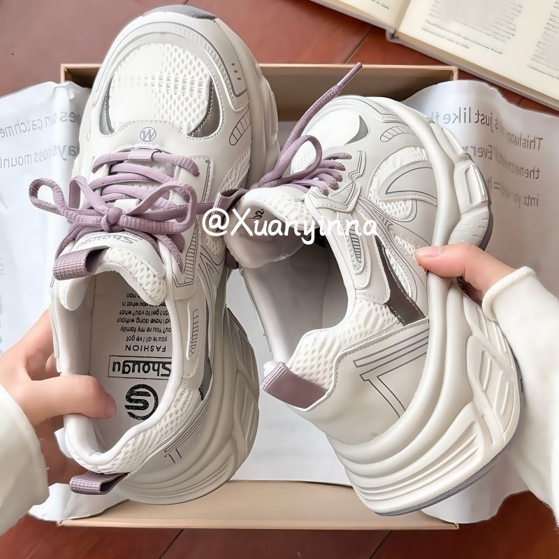 Damen Sportliche Laufschuhe mit atmungsaktiver Oberfläche und dämpfender Sohle