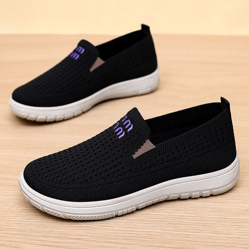 Damen nan nahtloser Strick-Slipper mit elastischem Einstieg und orthopädischer Memory-Fußbett-Stütze Shop Nory