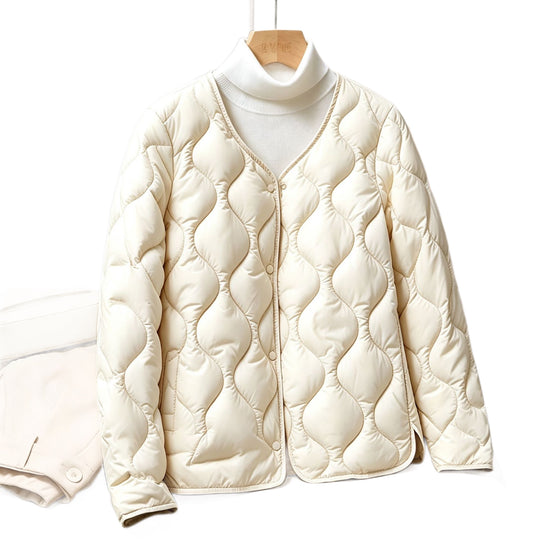 Damen Stilvolle, wattierte Freizeitjacke Shop Nory
