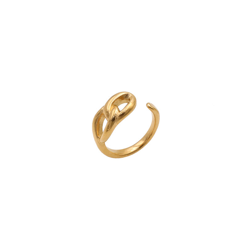 Damen Offener Ring mit elegantem Knoten-Design Shop Nory