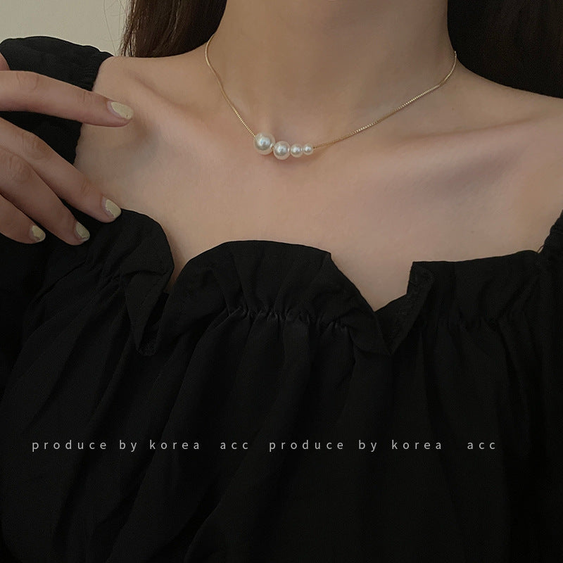 Damen elegante Halskette mit Perl-Design Shop Nory