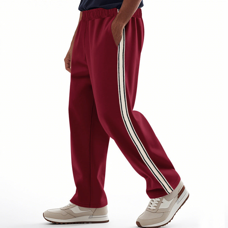 Herren Sportliche Sweatpants mit seitlichen Streifen