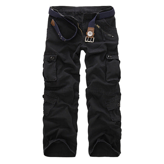 Herren Cargo-Hose mit elastischem Bund und vielseitigen Taschen