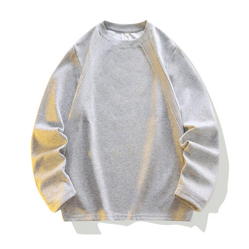 Unisex Oversize Raglan-Sweatshirt aus weichem Baumwollmix mit geripptem Rundhalsausschnitt Shop Nory