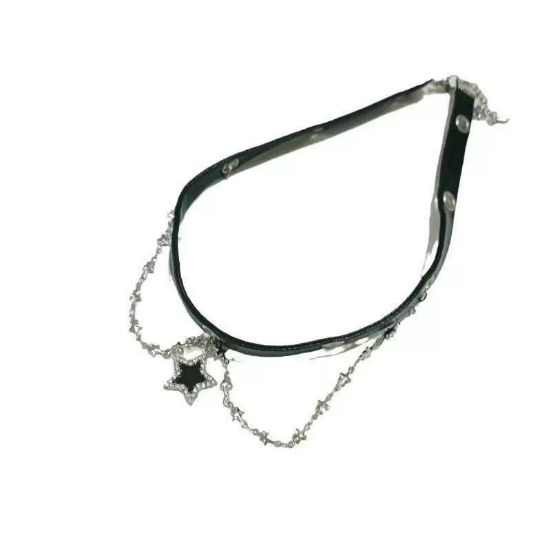 Damen Choker mit elegantem Sternanhänger Shop Nory