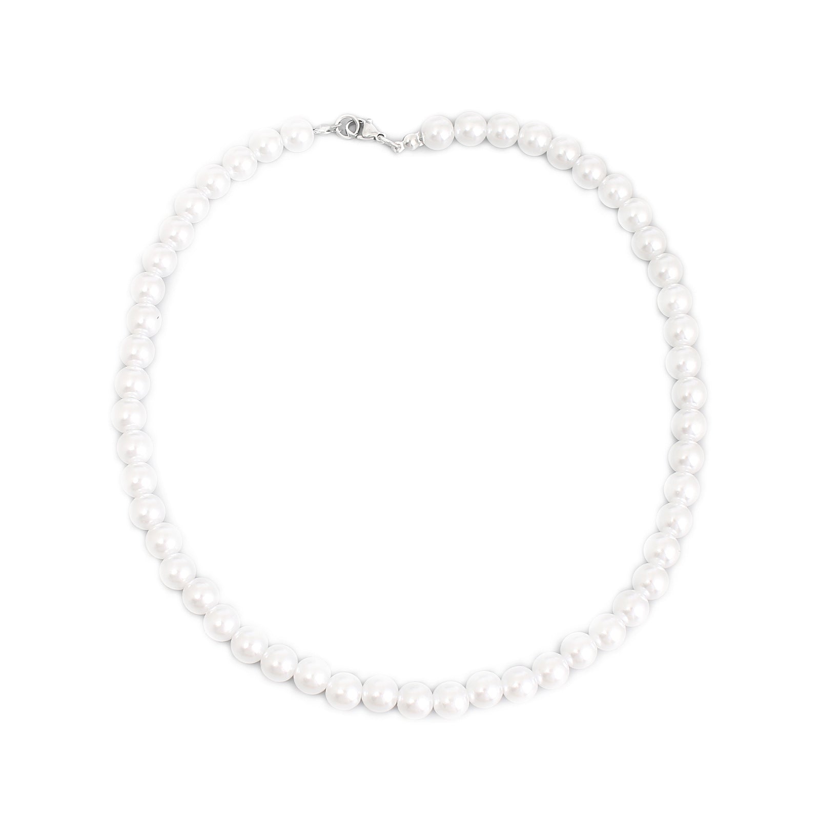 Damen klassische Perlenhalskette Shop Nory
