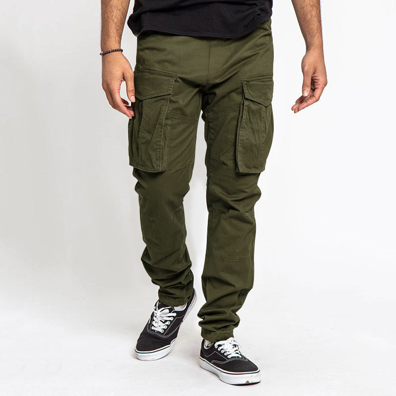 Herren nan tapered Cargo-Hose mit großen Klappentaschen, verstärkten Knien und schmal zulaufendem Bein Shop Nory