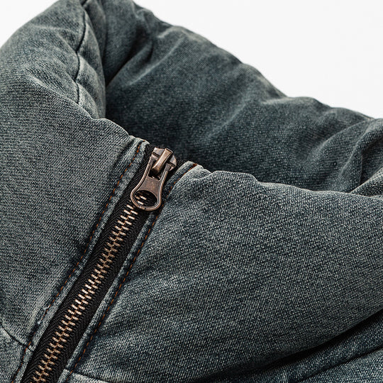 Damen Kurz geschnittene wattierte Cord‑Steppjacke im Boxy‑Cut mit Stehkragen Shop Nory